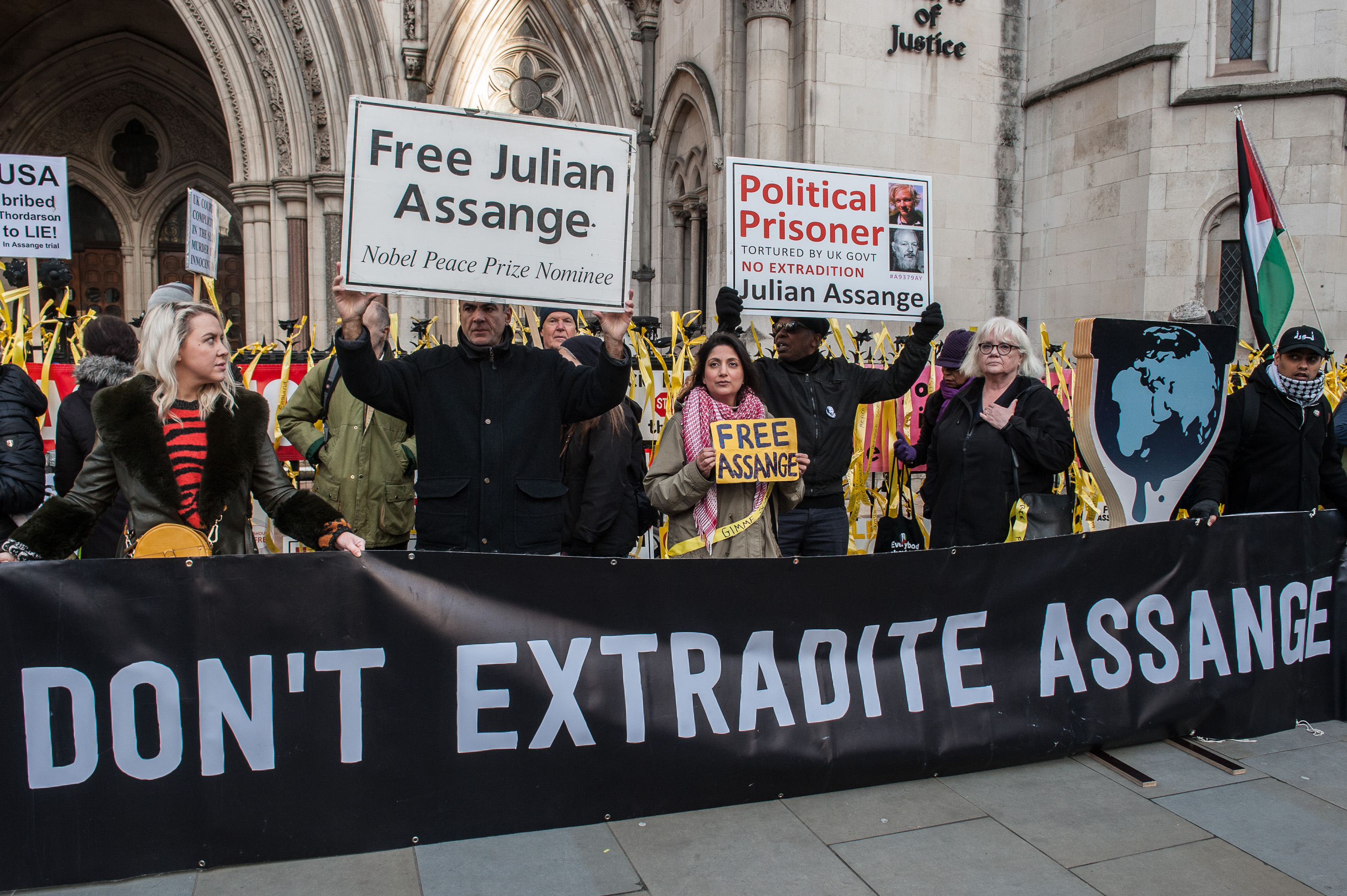 Assange Extradition Appeal Hearing Photos: December 10, 2021