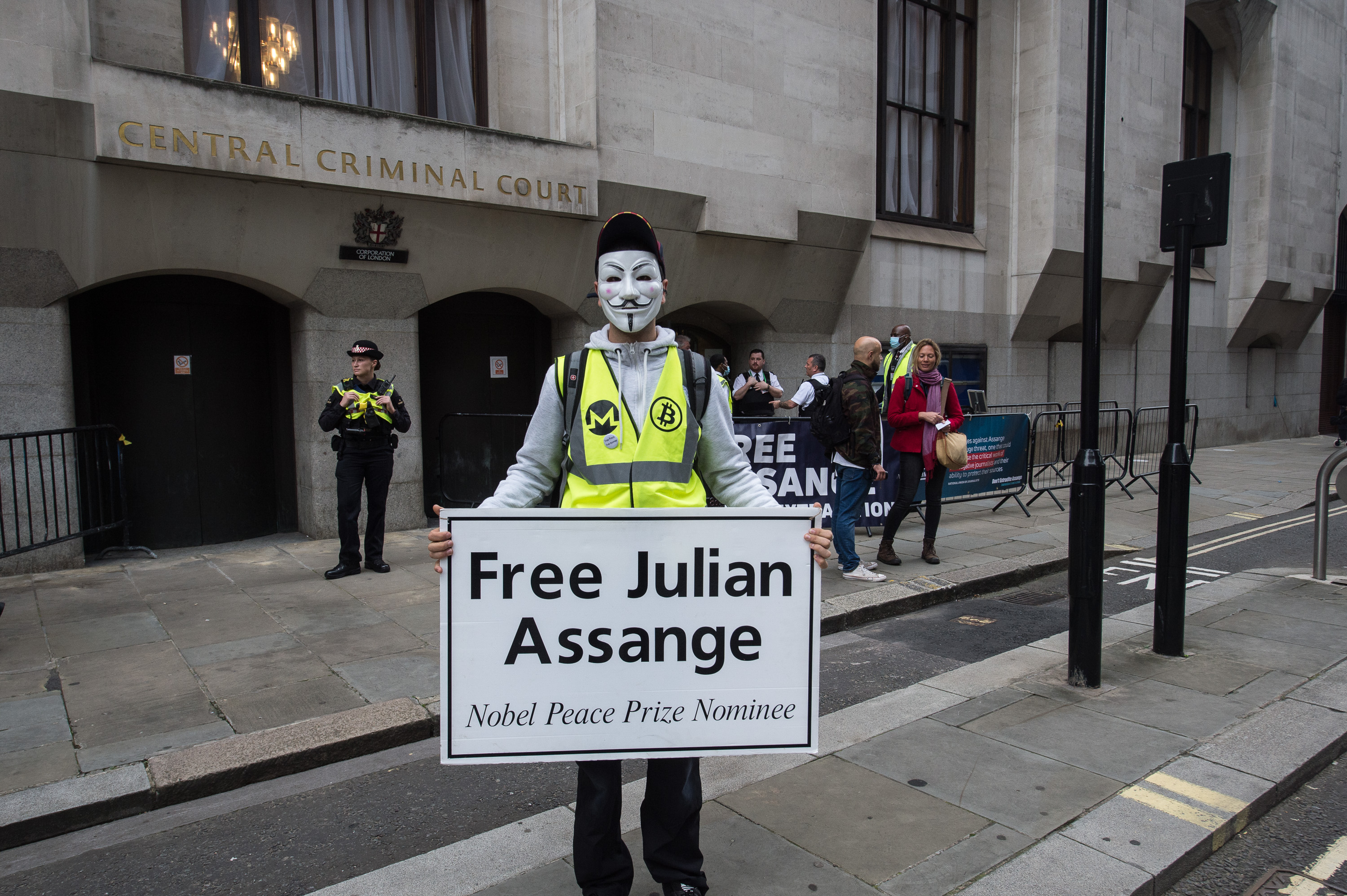 Assange Extradition Hearing Photos: September 07, 2020